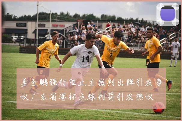 姜至鹏强行阻止主裁判出牌引发争议广东省港杯点球判罚引发热议
